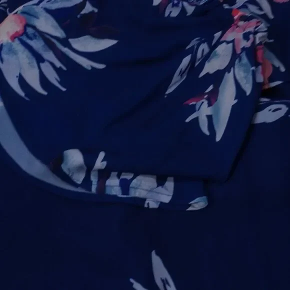 Yumi Kim Celine Dress Luxembourg Navy XS NWT 209 Spaghetti Strap Floral IRRG - Picture 8 of 8